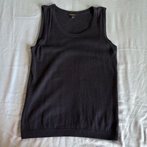 Talbots Womens Sweater Vest Size Medium Cashmere Blend Dark Academia Preppy